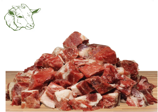 FUTTERFREUNDE Ziegenfleisch Würfel, roh (1 KG)