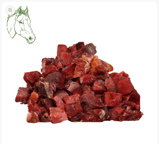 FUTTERFREUNDE Pferdemuskelfleisch Würfel, roh (1 KG)