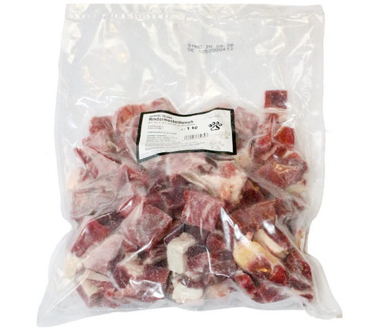 FUTTERFREUNDE Rindfleisch Würfel, roh (1 KG)