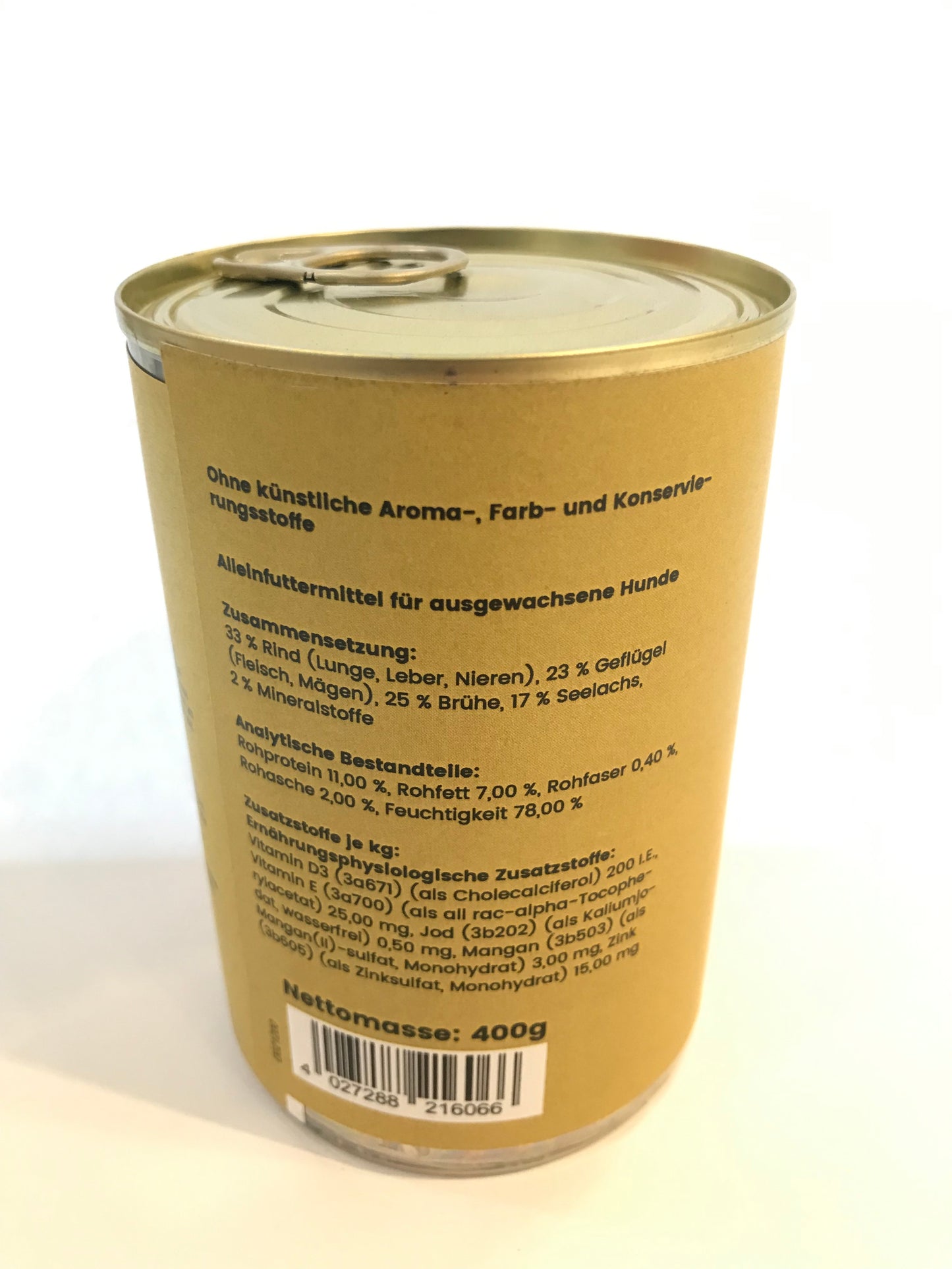 Rind mit Geflügel und Seelachs 400g