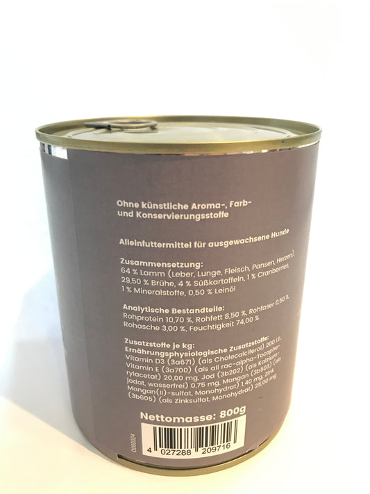 Lamm Allerlei mit Süßkartoffeln 800g