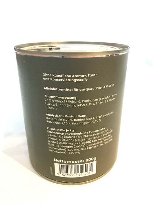 4 Sorten Fleisch 800g