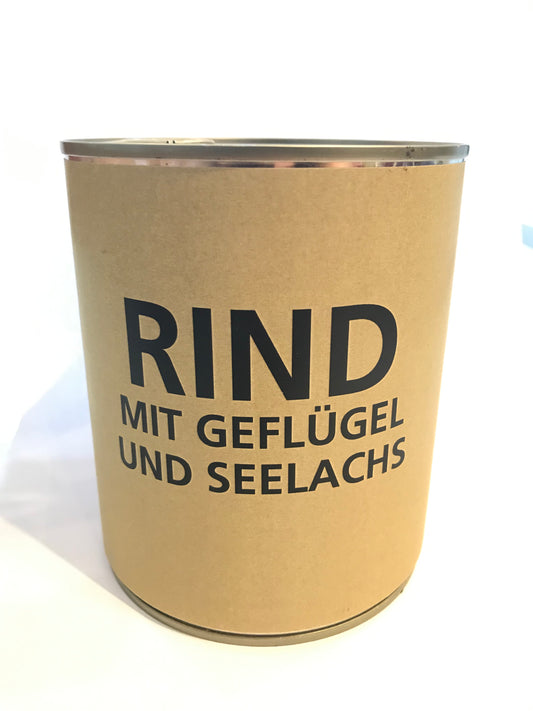 Rind mit Geflügel und Seelachs 800g