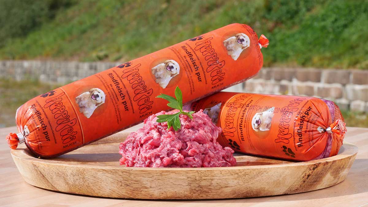 HAPPYPETS pures Rindfleisch 500g