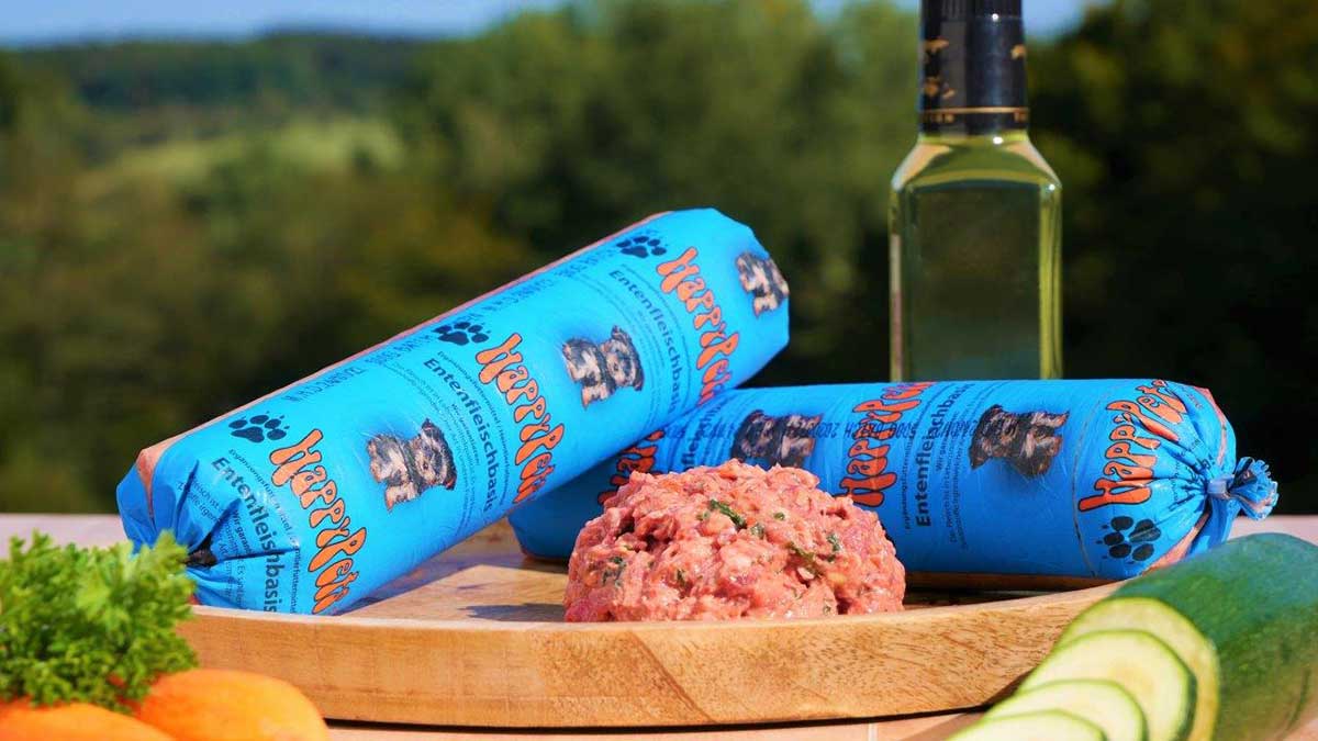 HAPPYPETS Entenfleischbasis Komplett-Menü 500g