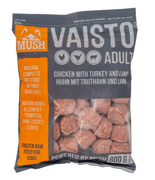 MUSH Vaisto Huhn Pute Lamm 800g