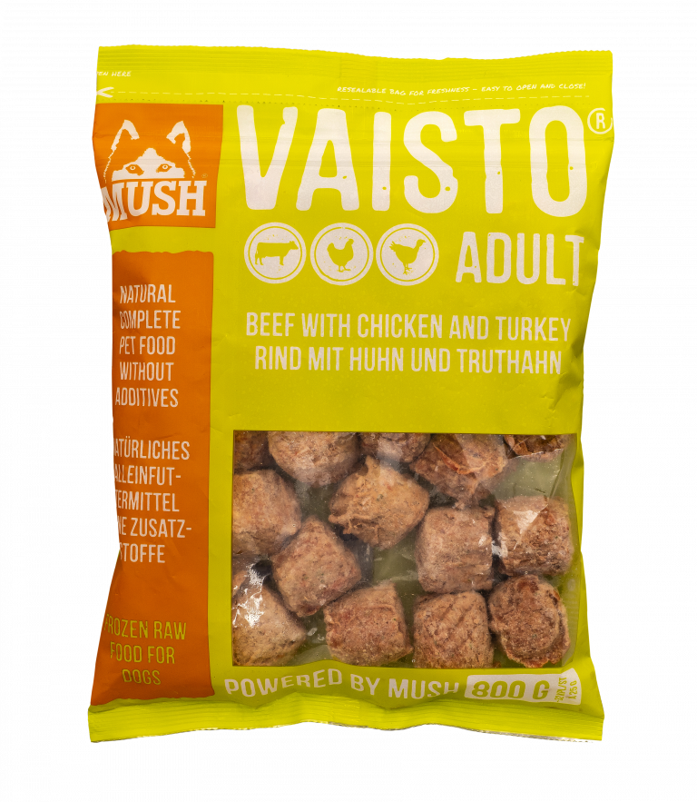 MUSH Vaisto Rind Huhn Truthahn 800g