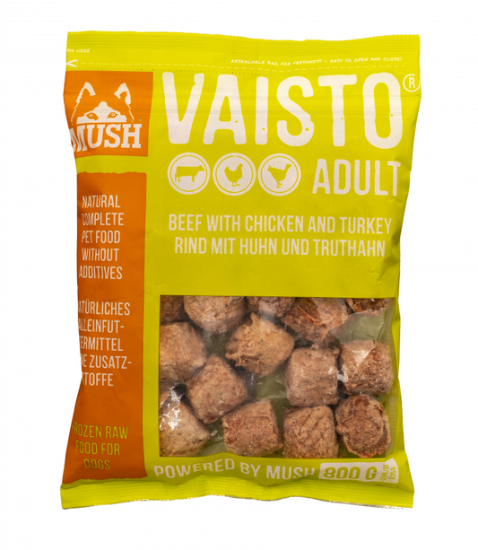MUSH Vaisto Rind Huhn Truthahn 800g
