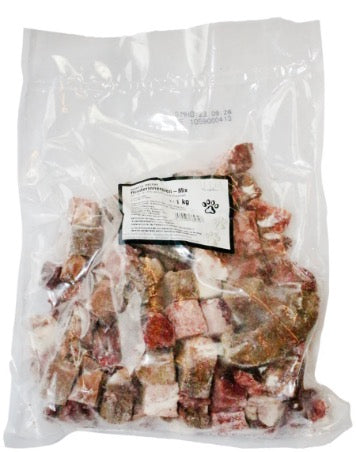 FUTTERFREUNDE Rinderinnereienmix Würfel, roh (1KG)